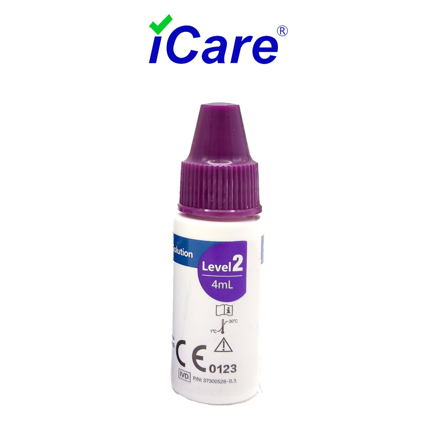 Sinocare Blood Glucose Control Solution Level 2 for Safe Accu Glucose Meter 4ml SA