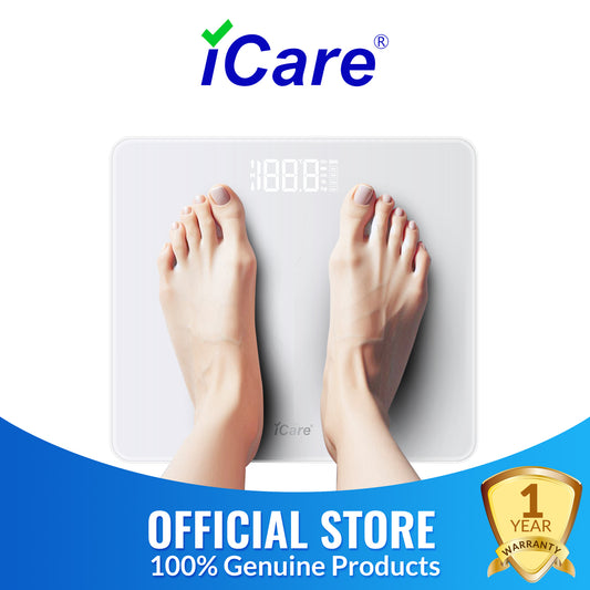 iCare HS001 WeightPro Health Scale with BMI Function, Ambient Temperature Display & Convertible Units