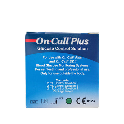 iCare® On Call Plus Control Solution Level 0 to Level 2 for On Call EZII Glucose Meter