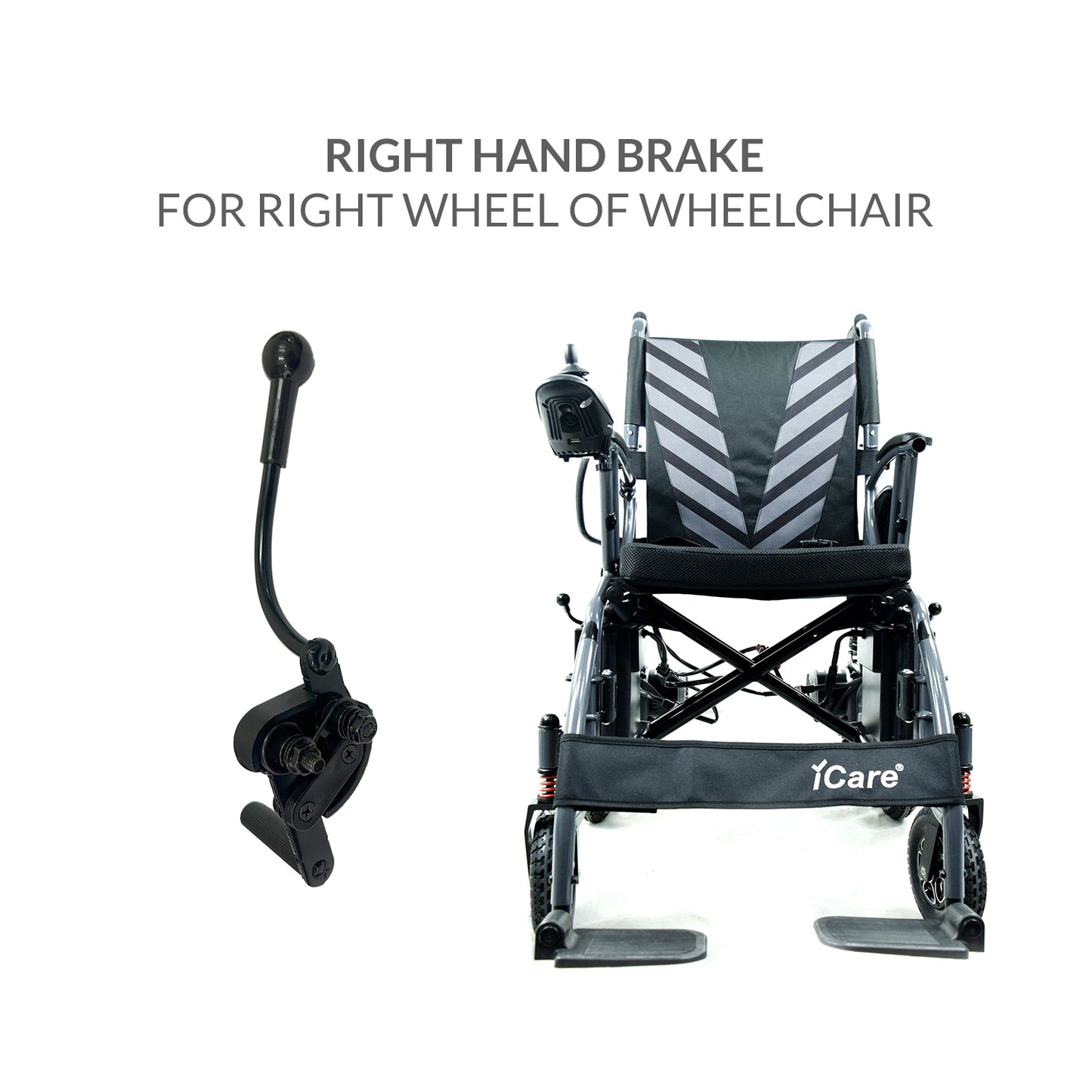 iCare® Hand Brakes for E610 Max Electric Wheelchair