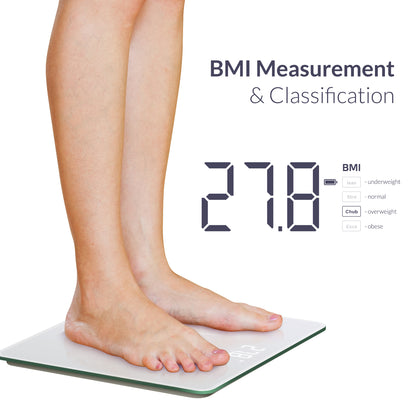 iCare HS001 WeightPro Health Scale with BMI Function, Ambient Temperature Display & Convertible Units