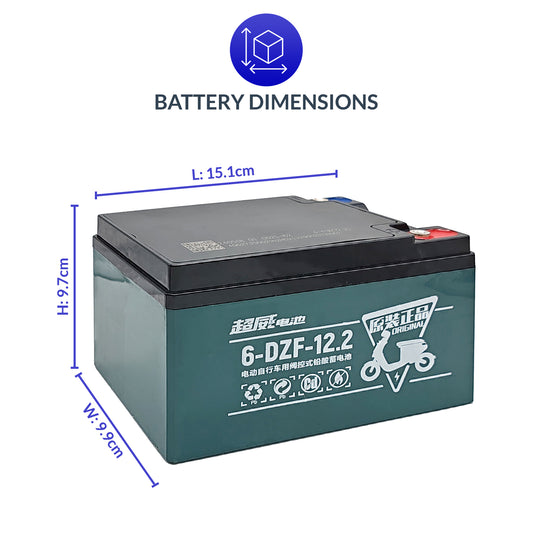 iCare Chilwee Wheelchair Lead Acid Battery Compatible with E310 & E510