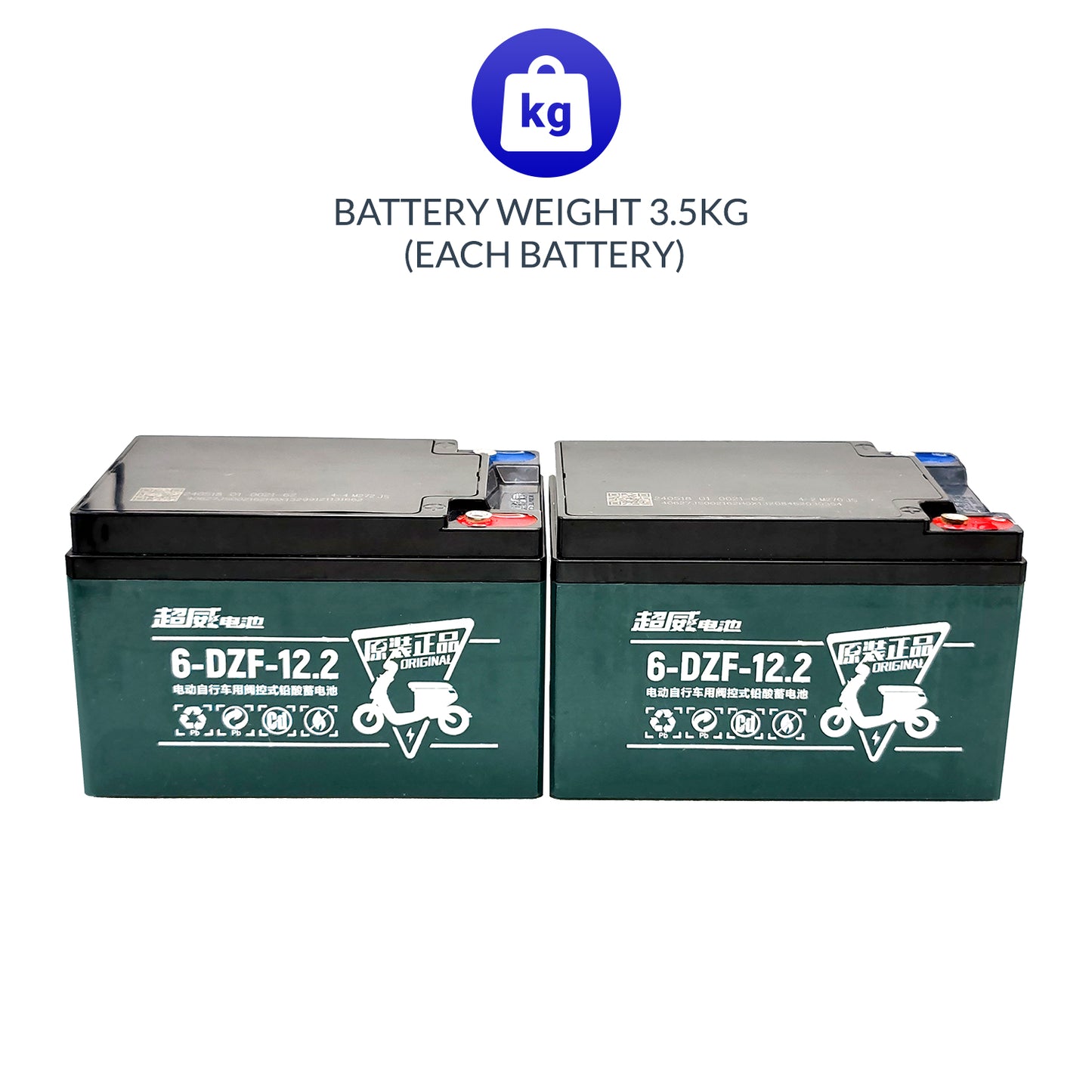 iCare Chilwee Wheelchair Lead Acid Battery Compatible with E310 & E510