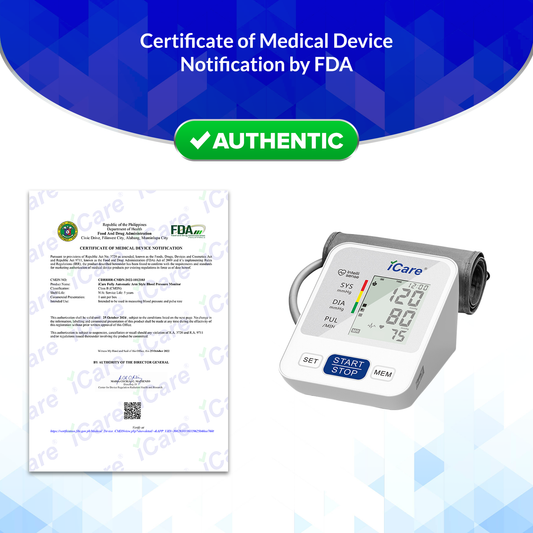 iCare® CK238 Automatic Digital Blood Pressure Monitor / Digital Sphygmomanometer  Small arm cuff 22-32cm