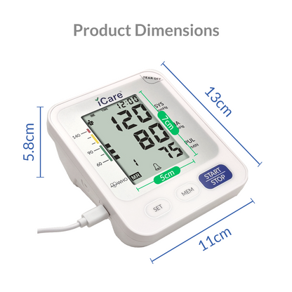 CK260 USB Powered Automatic Digital Blood Pressure Monitor, Small 22-32cm Arm Cuff