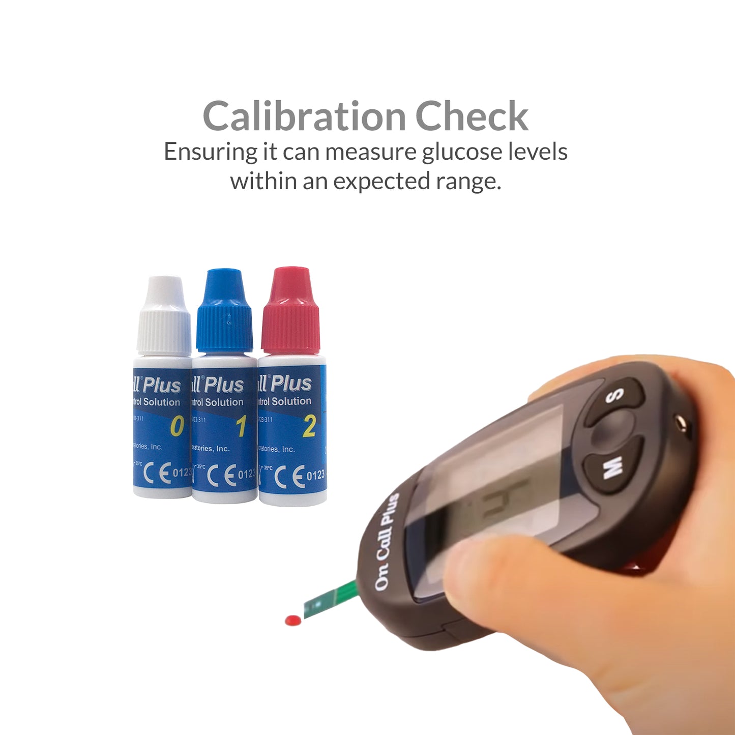 iCare® On Call Plus Control Solution Level 0 to Level 2 for On Call EZII Glucose Meter