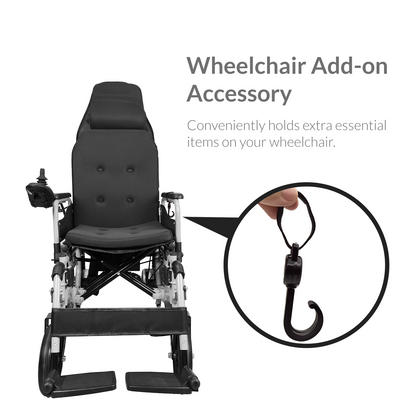 iCare attachable hook add-on accessory for Electric Wheelchair