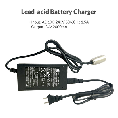 iCare® Lead-acid Battery Charger ONLY COMPATIBLE WITH E310Pro, E510Power, E610Max, E310-XM, E510-XM