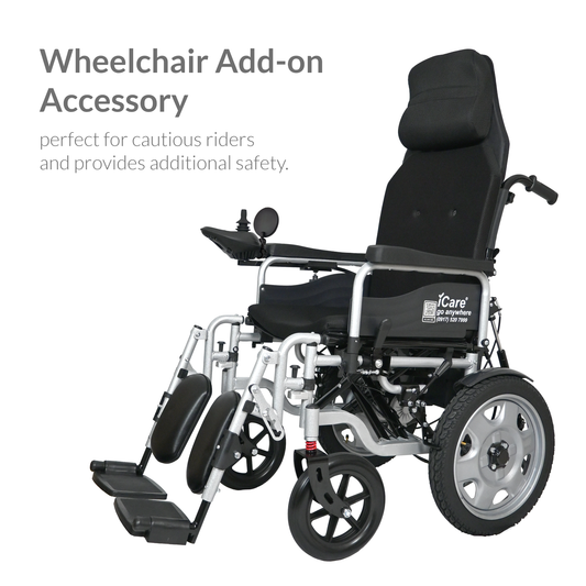 iCare Side mirror add-on accessory for Electric Wheelchair