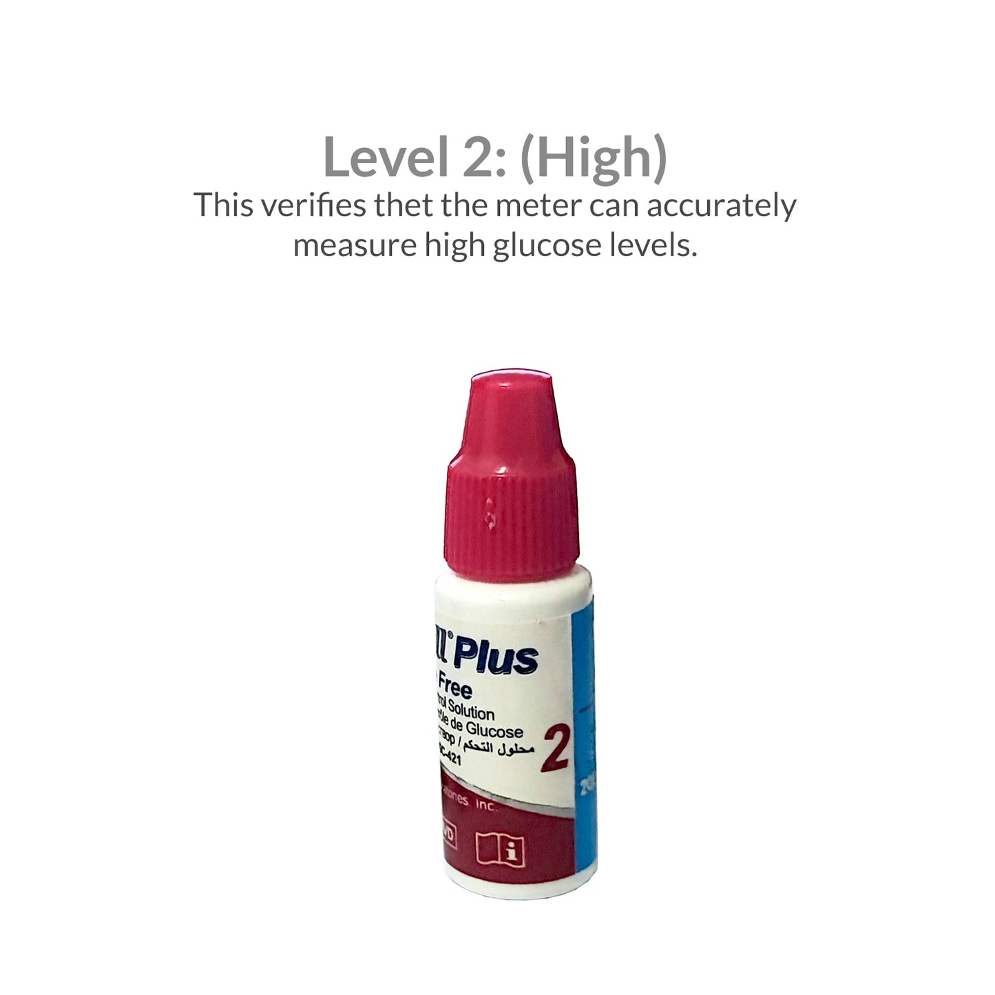 iCare On Call Plus Code Free Control Solution Level 0 to Level 2 for On Call Plus Code Free Glucose Meter