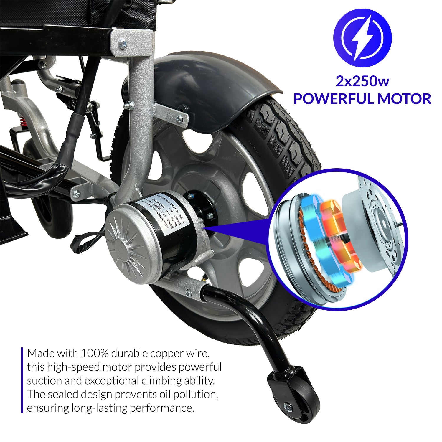iCare E310-XM Heavy Duty Electric Wheelchair