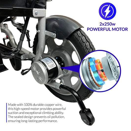 iCare E310-XM Heavy Duty Electric Wheelchair