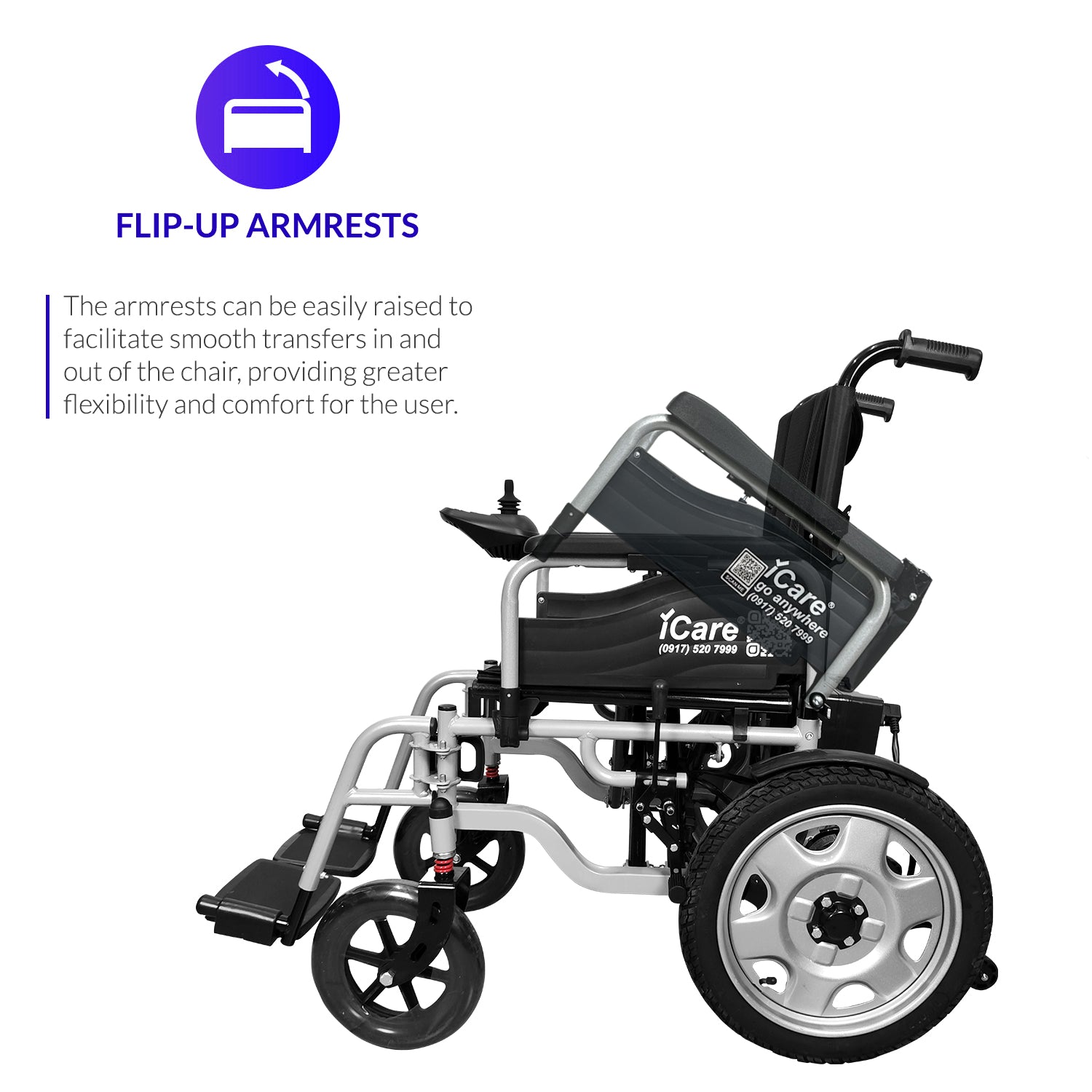 iCare E310-XM Heavy Duty Electric Wheelchair