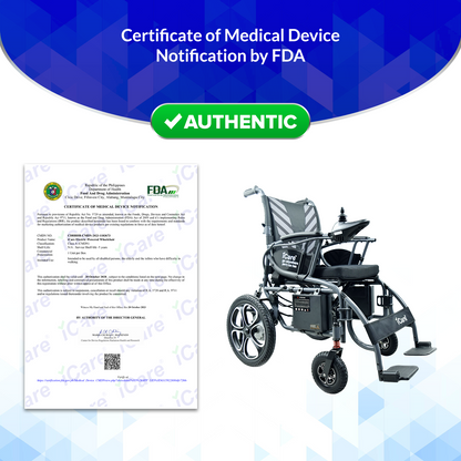 iCare® E610Max Electromagnetic Brake Wheelchair