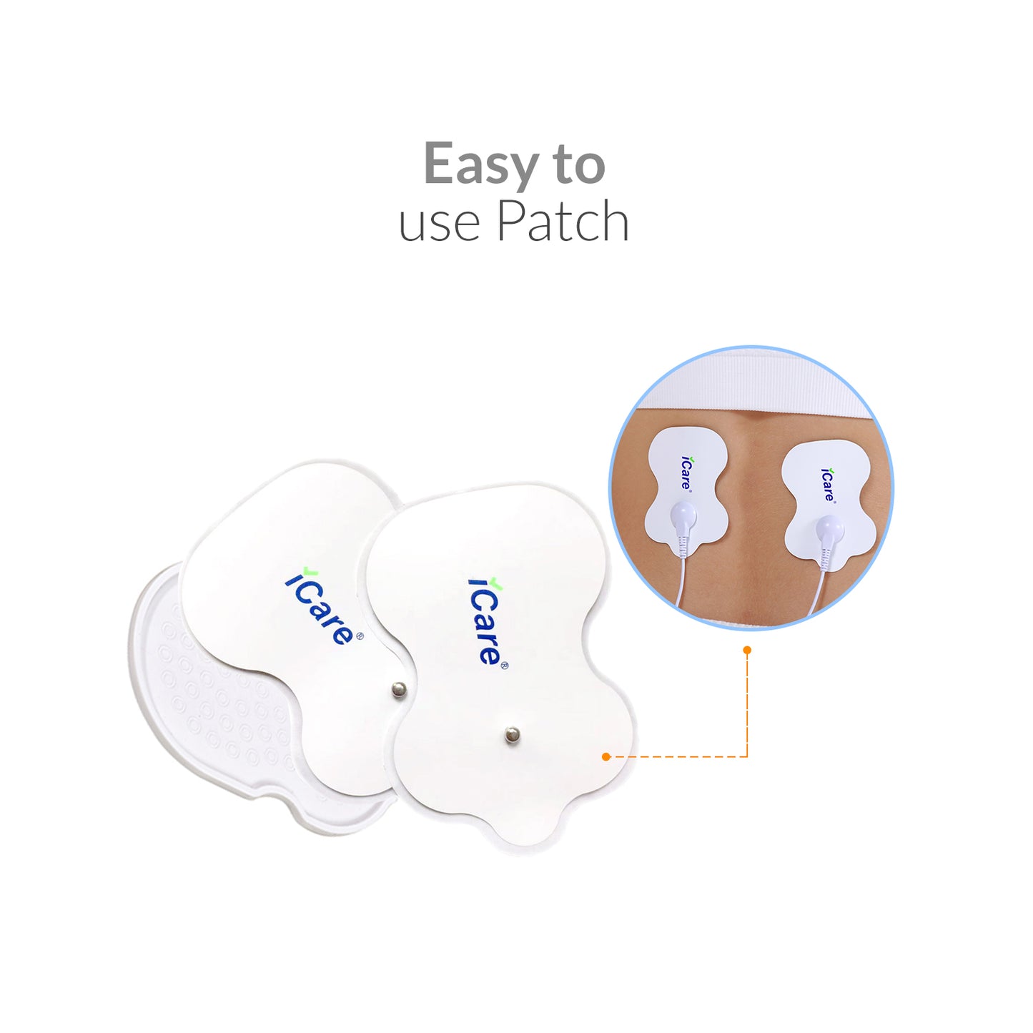 iCare® FQ26 Electrode Silicone Pad ONLY for (FQ221 Electronic Nerve Stimulator)