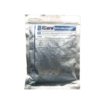 iCare® ECG Electrode Pads 50pcs per Pack