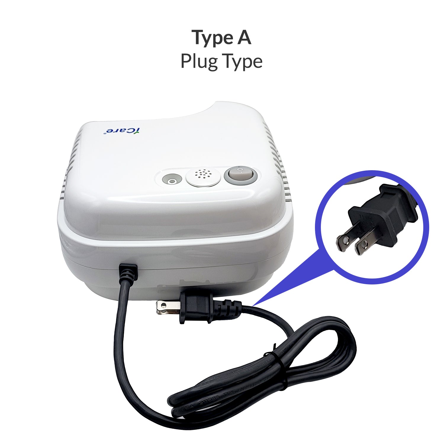 iCare N63 NebuLuxe Compressor Nebulizer with Choice of Mask Nebulizer Kit
