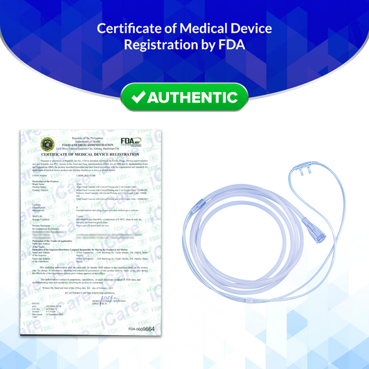 iCare® NM08-001 Nasal Cannula 260cm Oxygen Tube