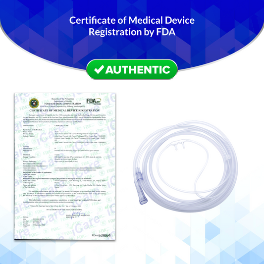 iCare® NM08-003 Adult Nasal Cannula 260cm Oxygen Tube
