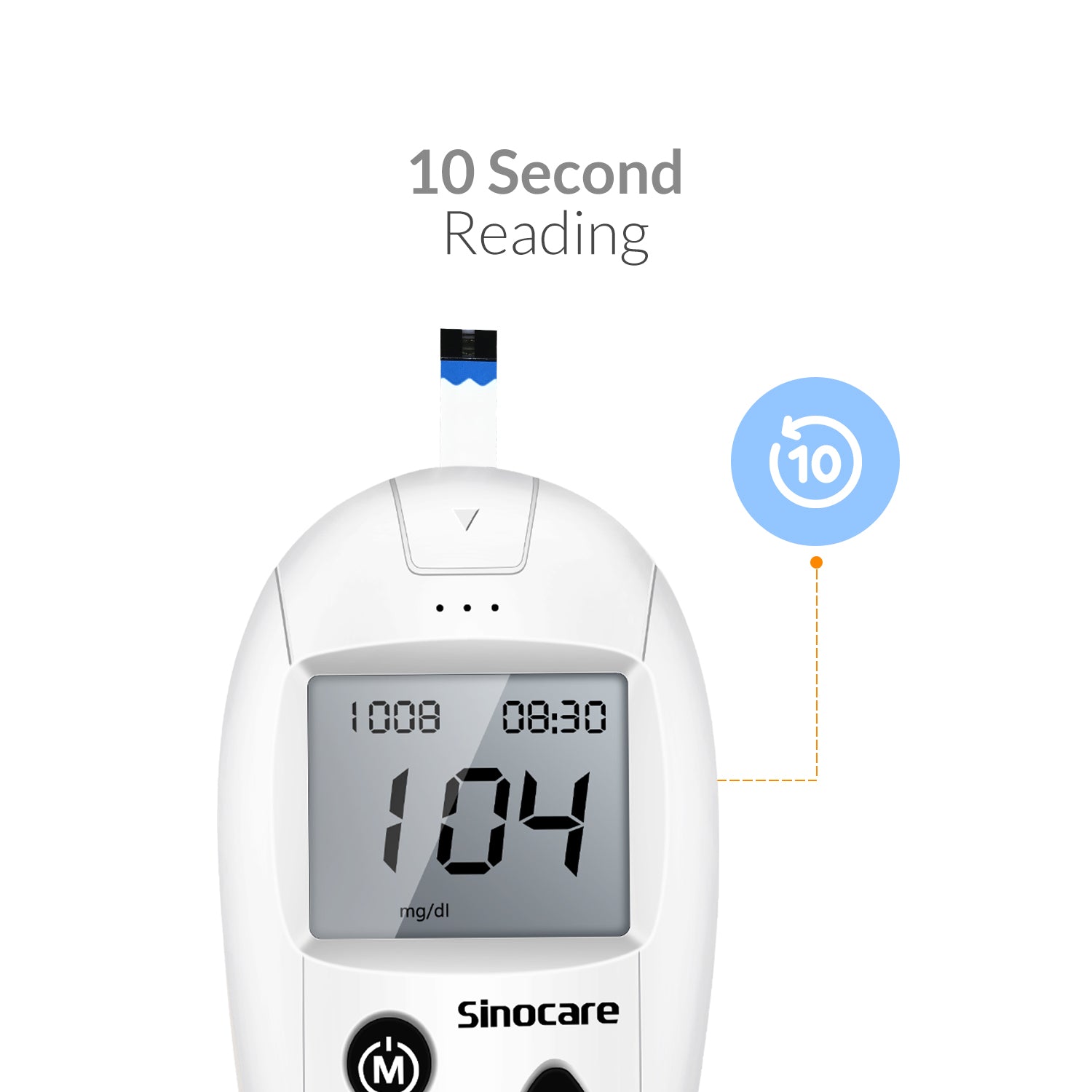 iCare® Safe Accu Blood Glucose Meter COMPLETE SET meter with strips and lancets