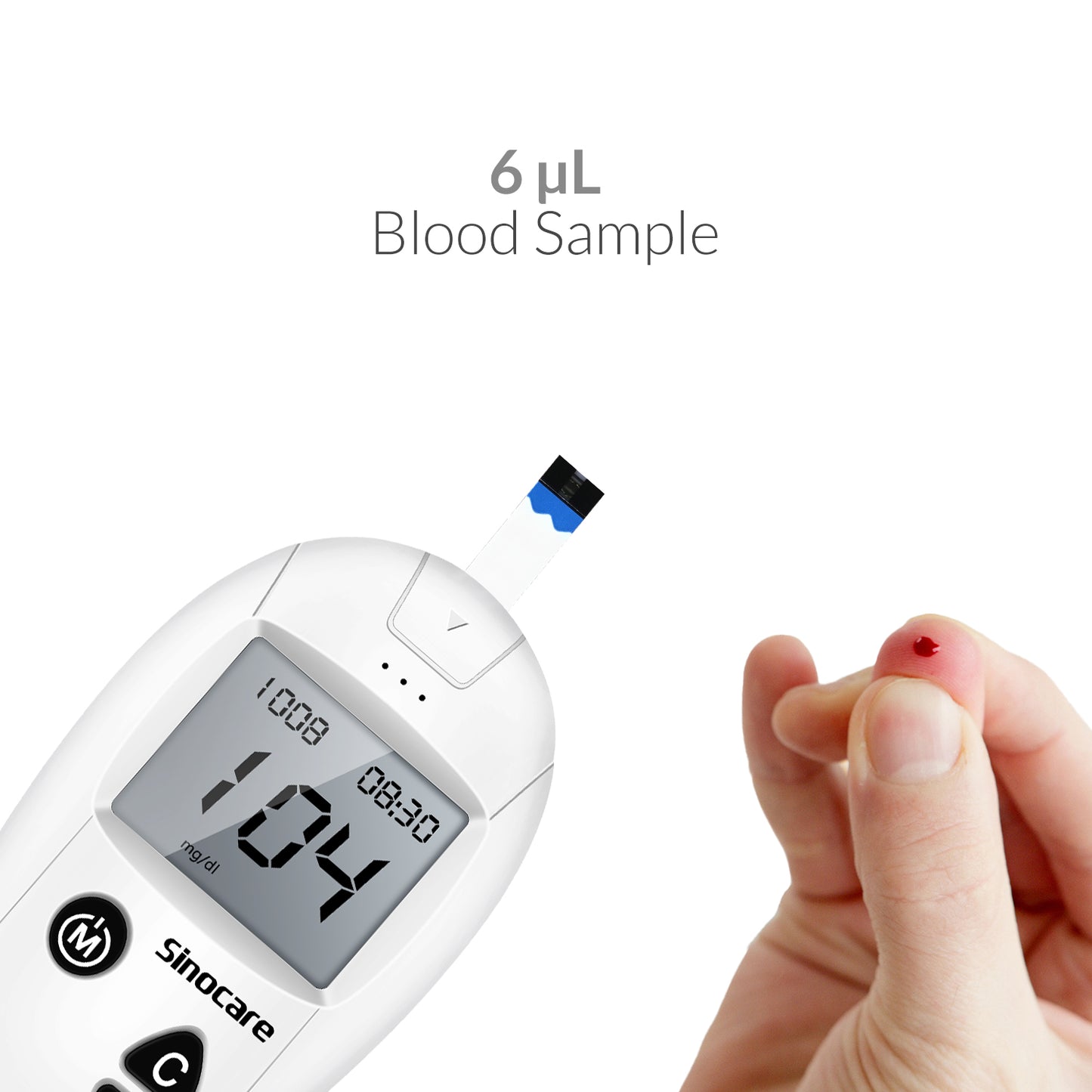 iCare® Safe Accu Blood Glucose Meter COMPLETE SET meter with strips and lancets