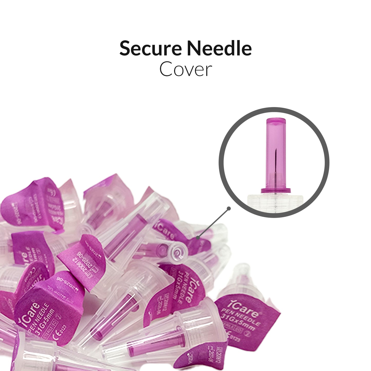 iCare® Insulin Pen Needle 100pcs. (31G x 5mm)
