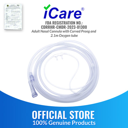 iCare® NM08-003 Adult Nasal Cannula 260cm Oxygen Tube