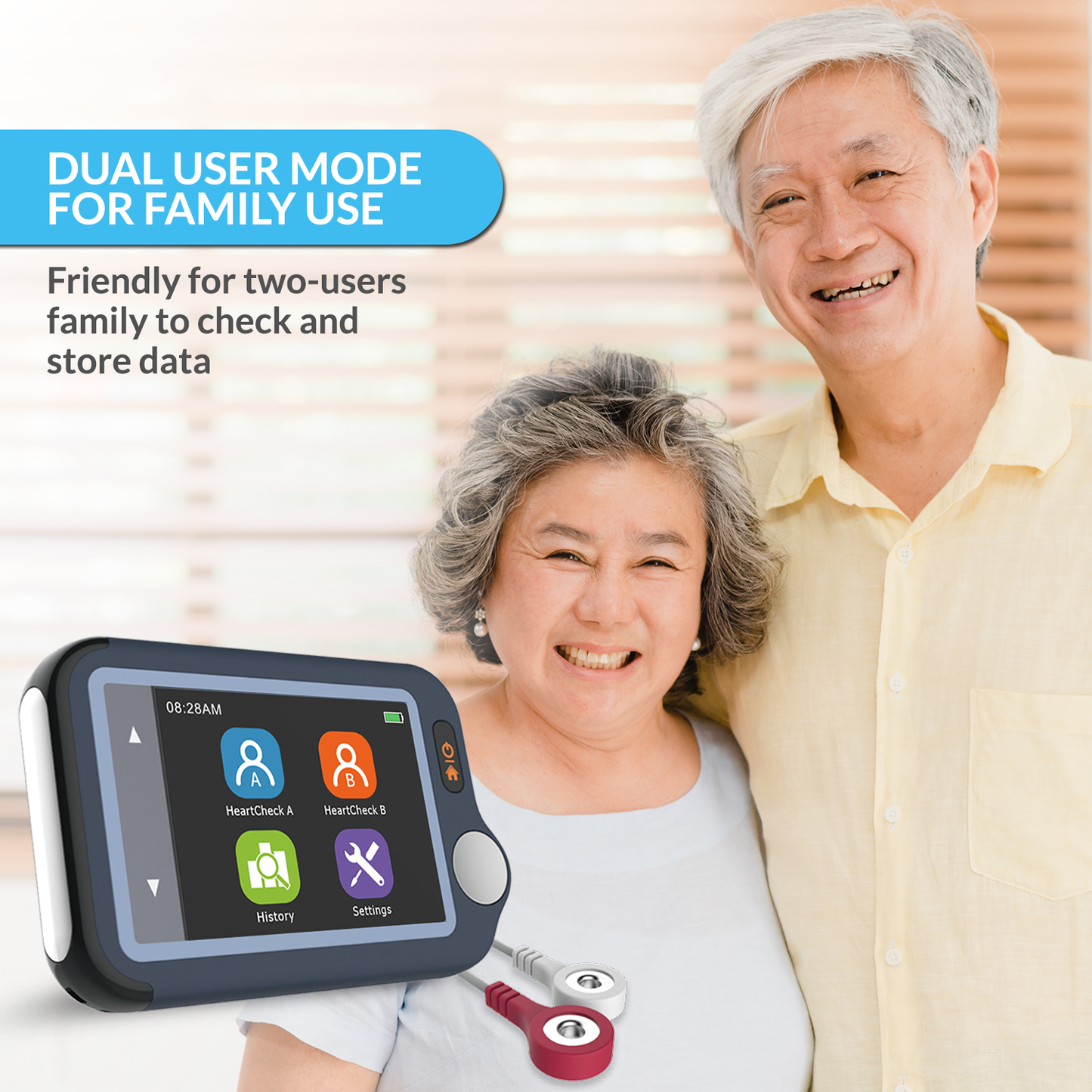 iCare® PB-20 Portable ECG Monitor (for iPhone & Android, Mac & Windows)Wireless EKG Monitoring Device