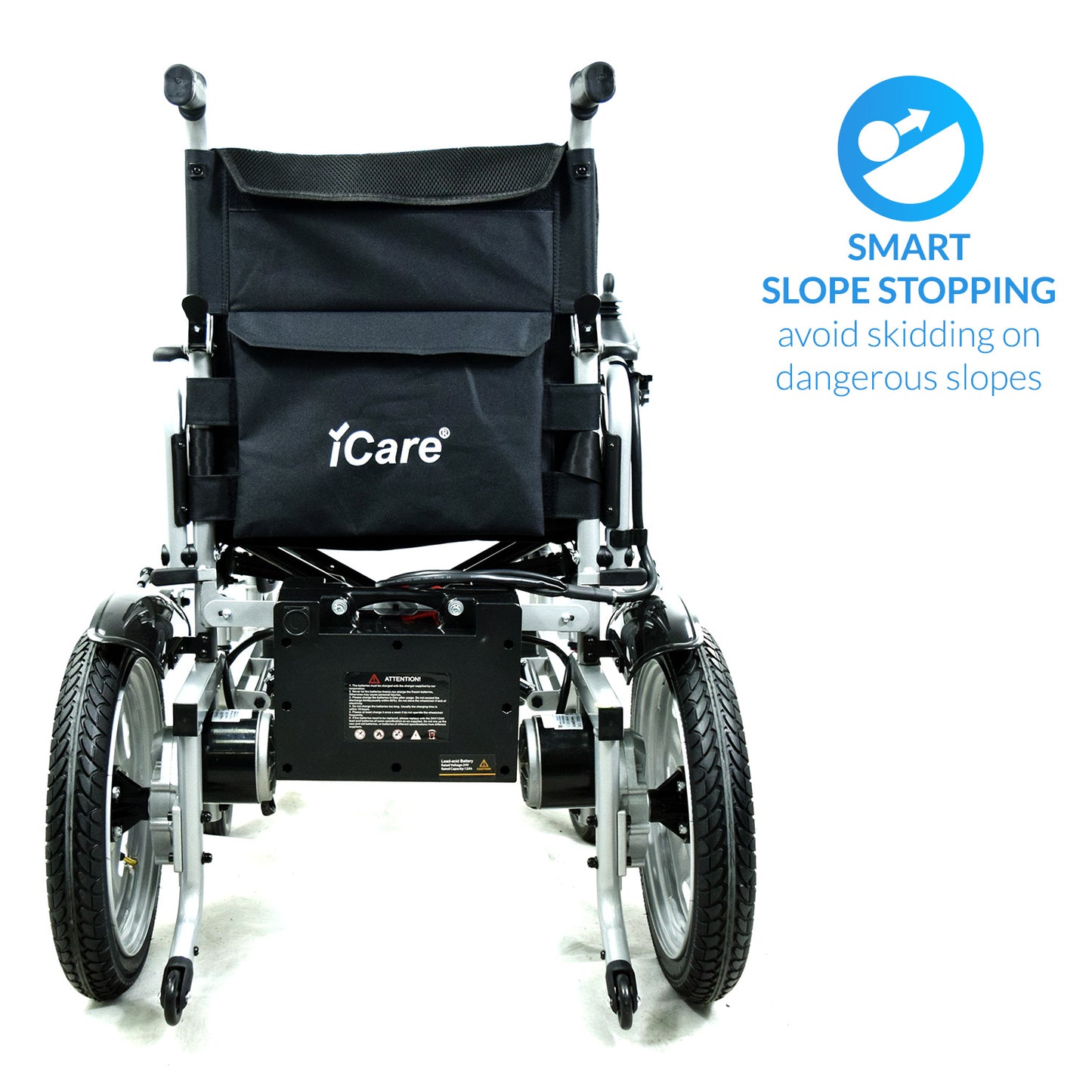 iCare® E310 Pro Electric Wheelchair HEAVY DUTY (110kg Load Limit, 50kg Wheelchair Weight)