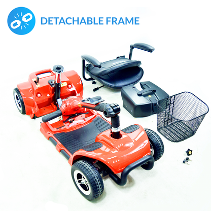 iCare® EB690 Electric Mobility Scooter - Wheelchair (100kg Load Limit, 50kg Wheelchair Weight)