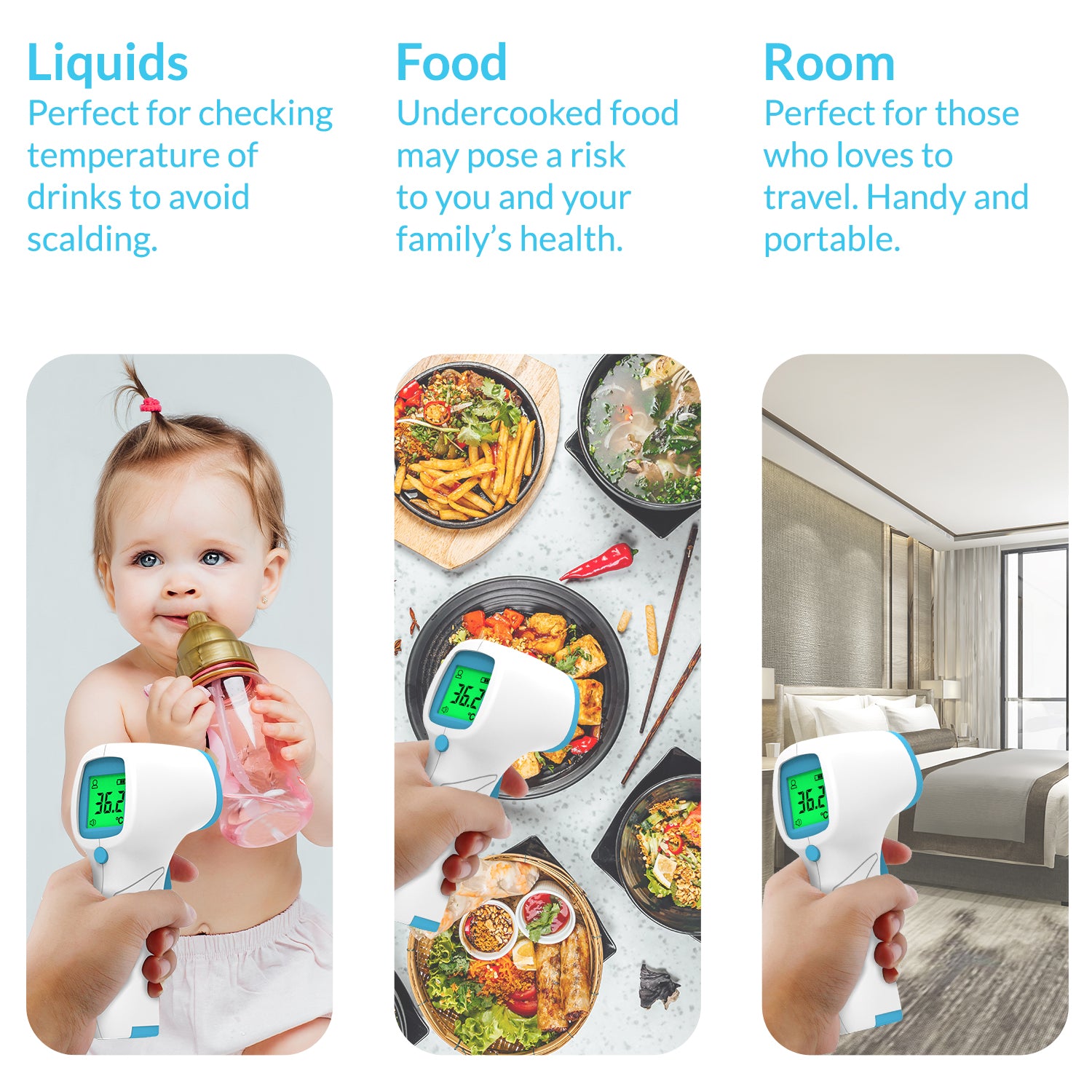 iCare® E69 Infrared Thermometer No Contact Forehead Thermometer with Fever Alarm