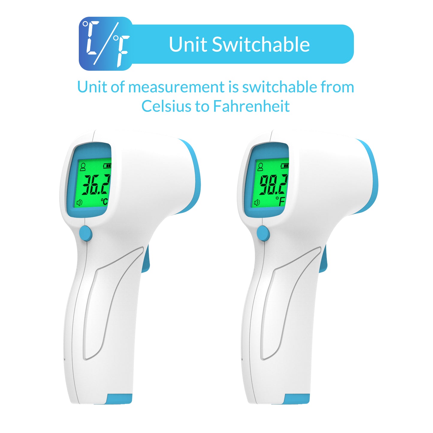 iCare® E69 Infrared Thermometer No Contact Forehead Thermometer with Fever Alarm