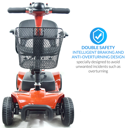 iCare® EB690 Electric Mobility Scooter - Wheelchair (100kg Load Limit, 50kg Wheelchair Weight)