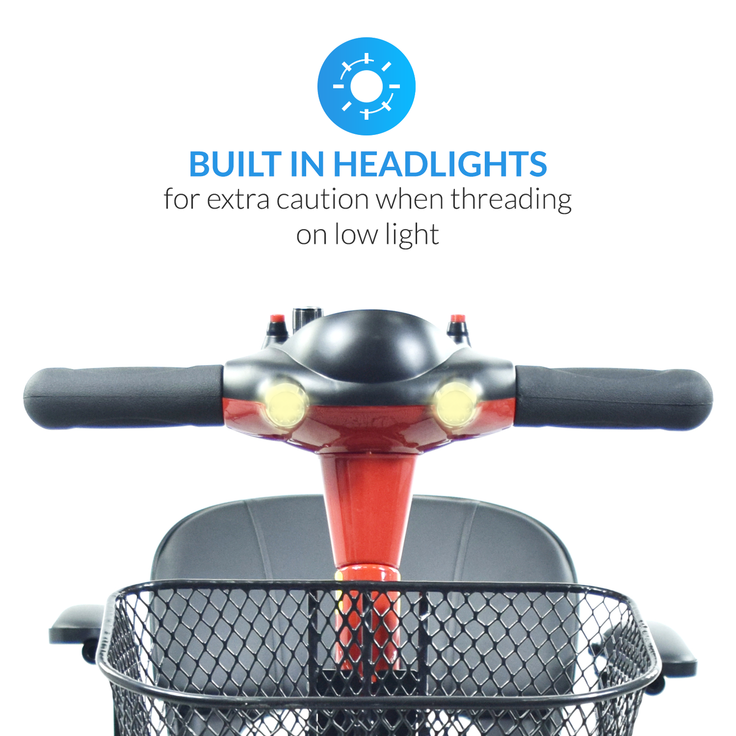 iCare® EB690 Electric Mobility Scooter - Wheelchair (100kg Load Limit, 50kg Wheelchair Weight)