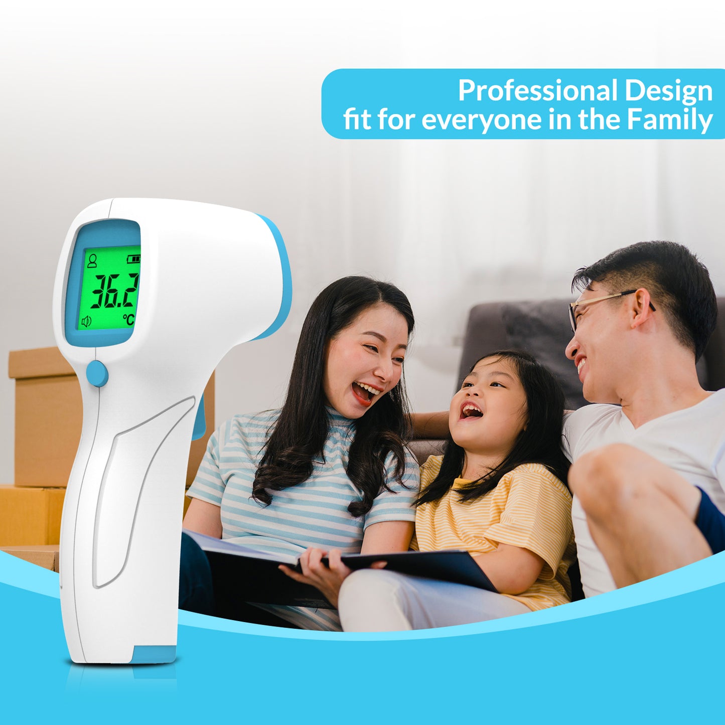 iCare® E69 Infrared Thermometer No Contact Forehead Thermometer with Fever Alarm