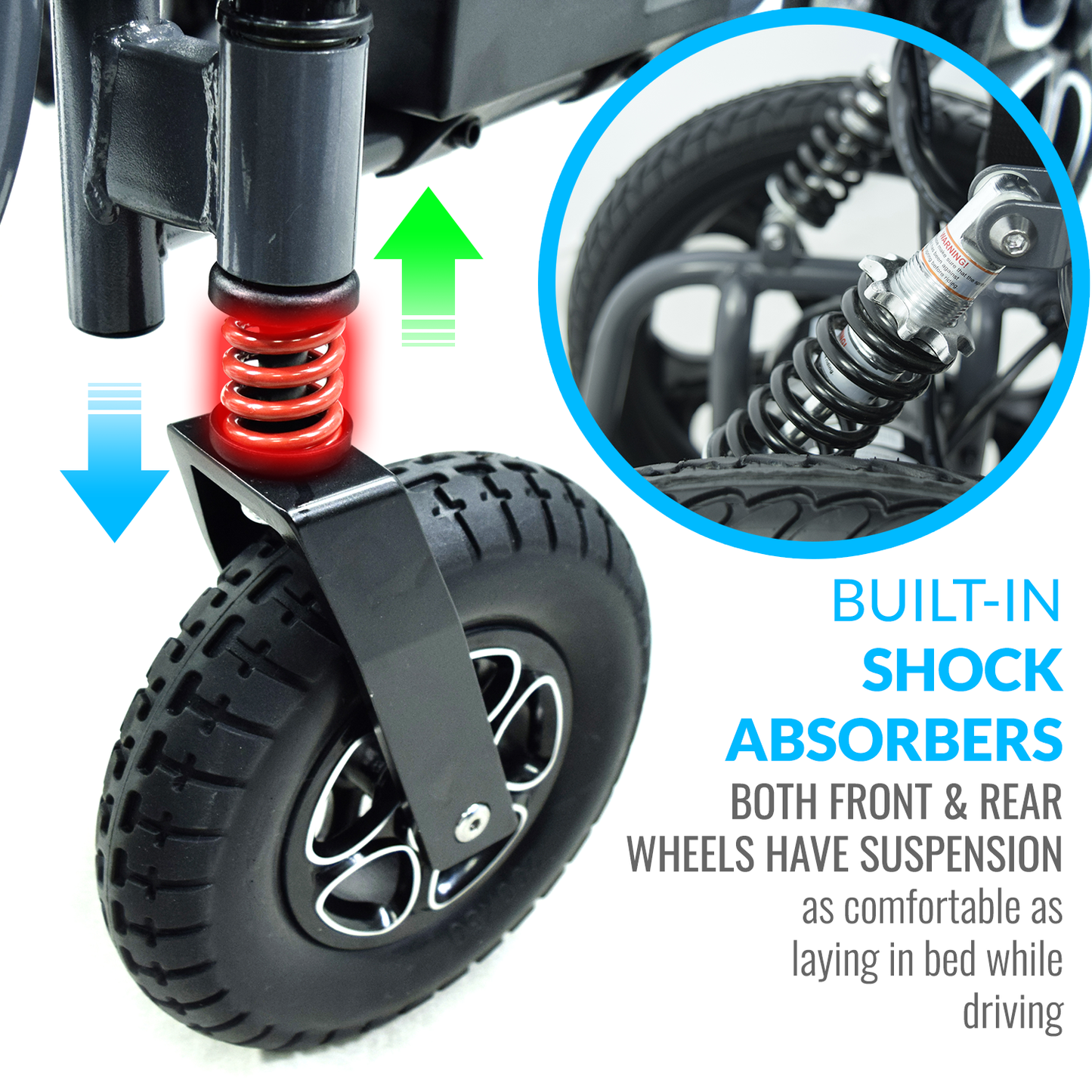 iCare® E610Max Electromagnetic Brake Wheelchair